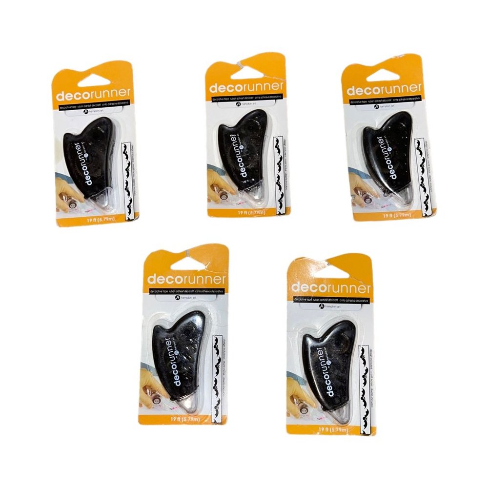 NIP Hampton Art DecoRunner Decorative Tape Halloween Bats 19 Feet Art Crafts